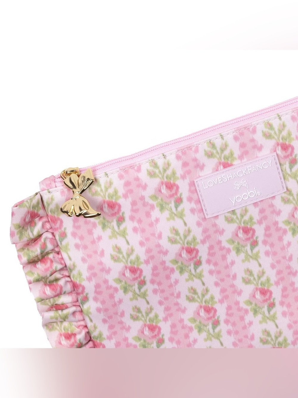 LoveShackFancy x Target Blooming Heirloom Pencil Case Strawberry Macaroon - Picture 4 of 5